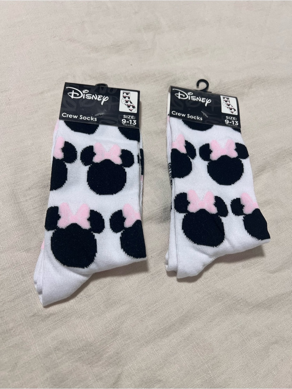Minnie Mouse Crew Socks